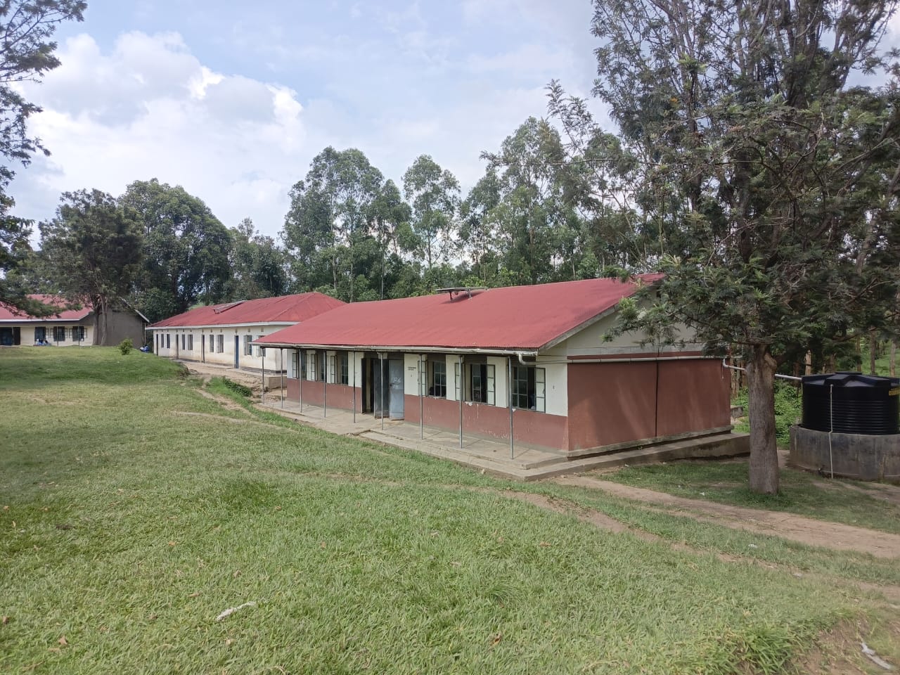 Bugangari Secondary School campus buildings