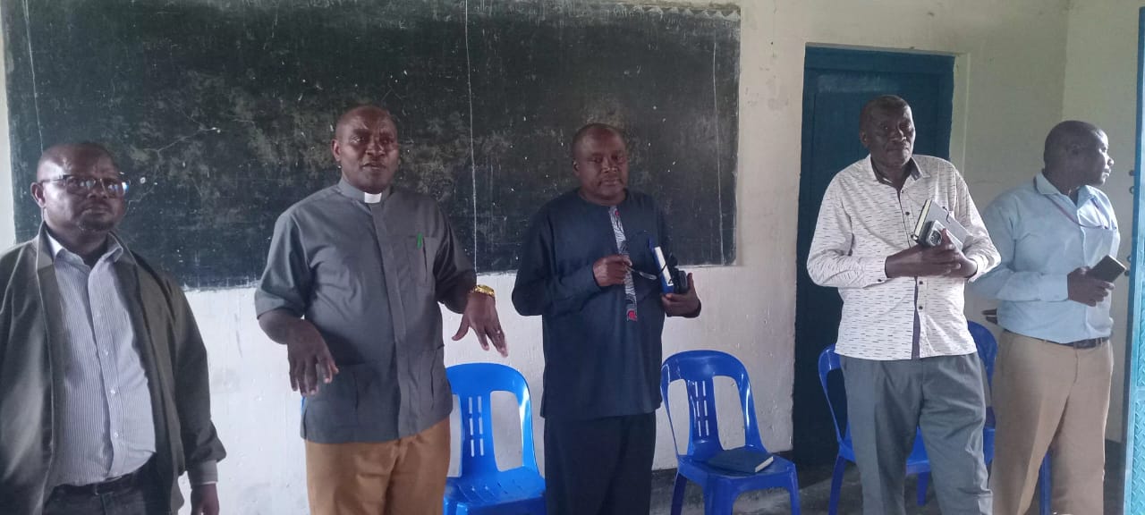 School leadership meeting at Bugangari Secondary School